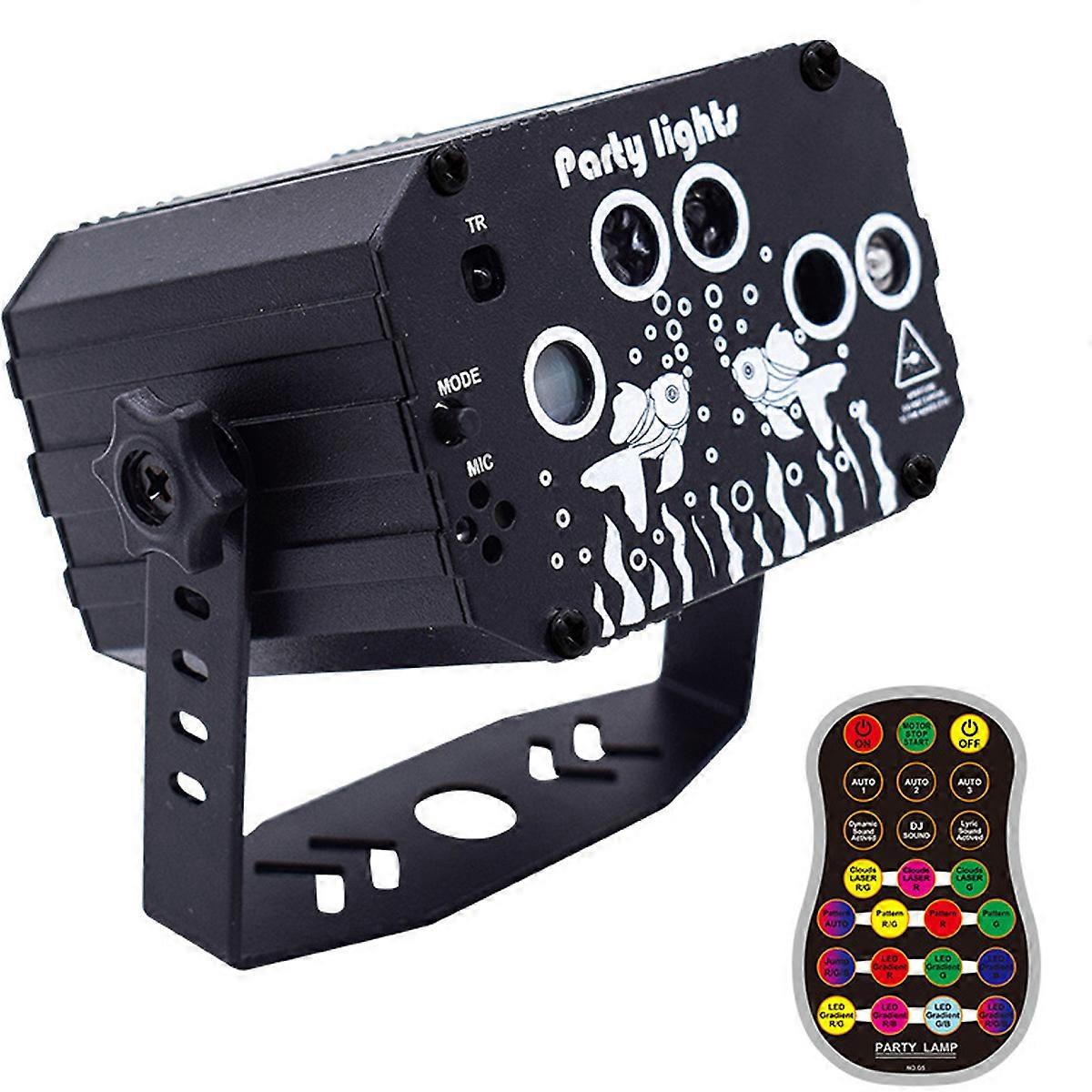 Spectacular Multi-effect Sound-Activated Disco Ball Light