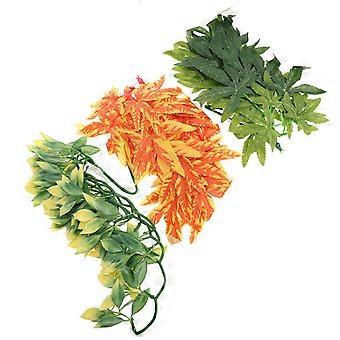 Pet Landscape Decor Artificial Vine Ornaments for 3Pcs Terrarium