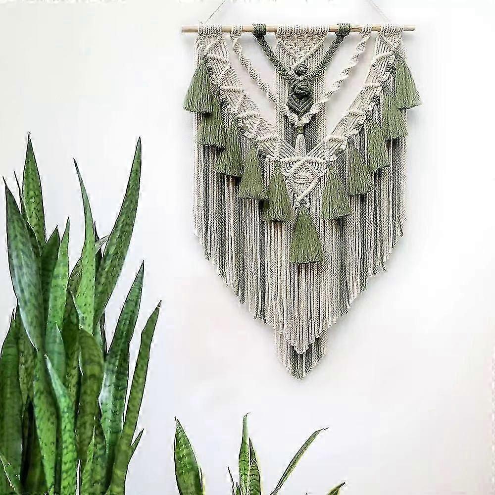 Geometric Cotton Macrame Wall Art