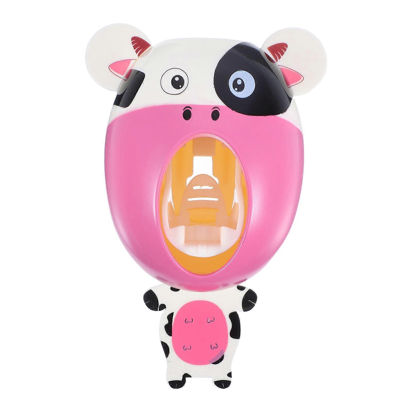 Automatic Toothpaste Dispenser Cartoon Animal Squeezer for Kids