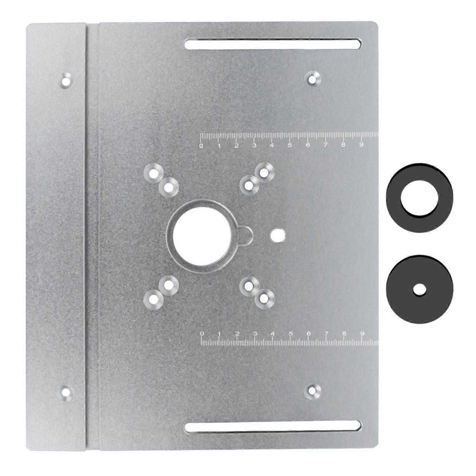Router Table Insert Plate Adjustable Hardware Accurate for Woodworking Shop