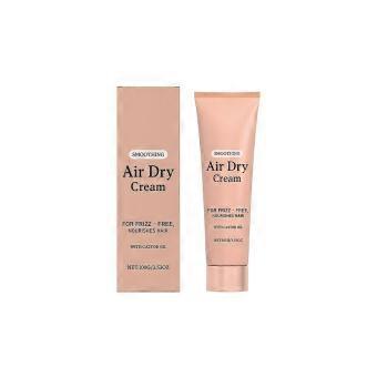 Smoothing Air Dry Cream for Hair  Frizz Control Hair Care Product with Castor Oil & Coconut Oil  Weightless Styling Cream - Enhances Natural Texture