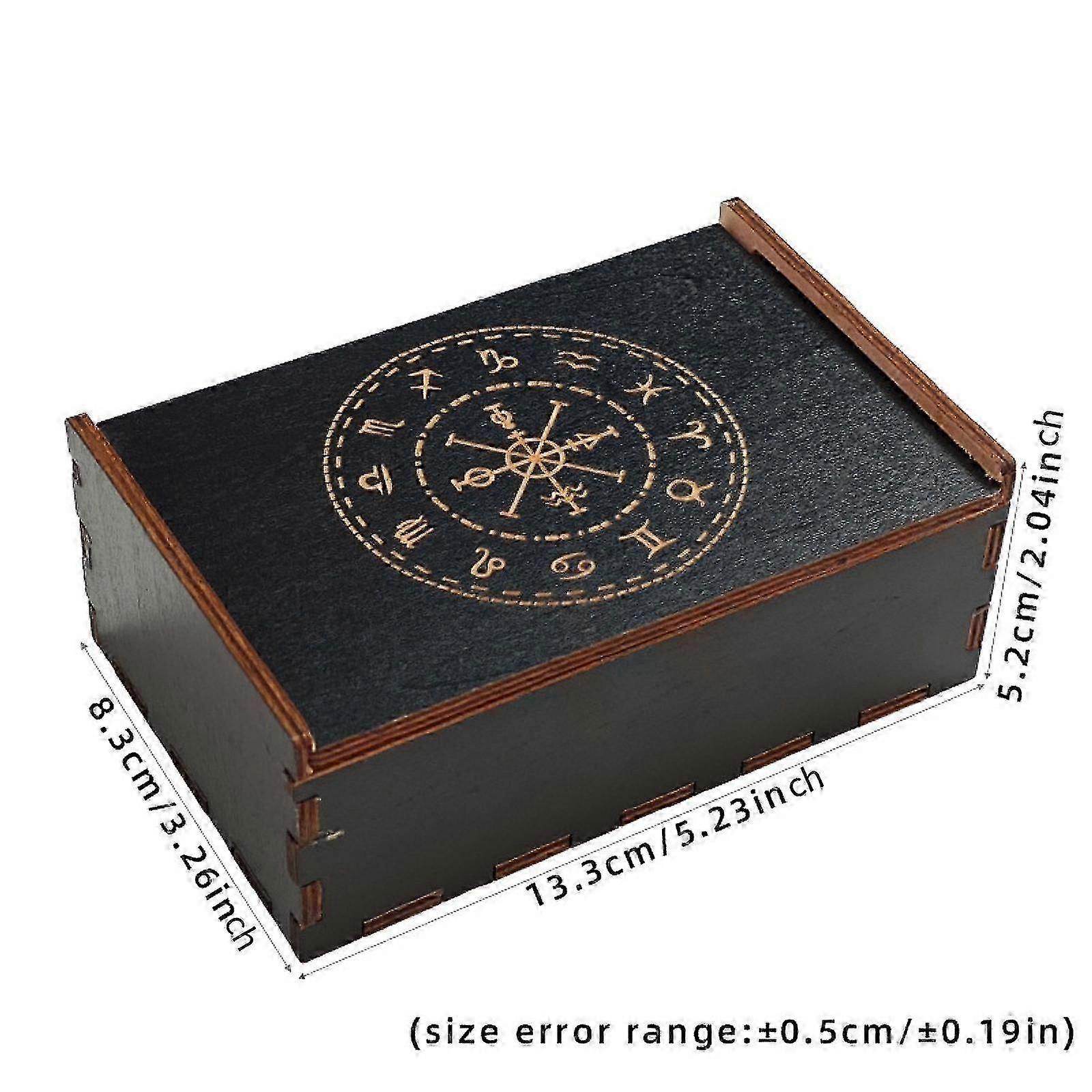Natural Grain Tarot Card Box