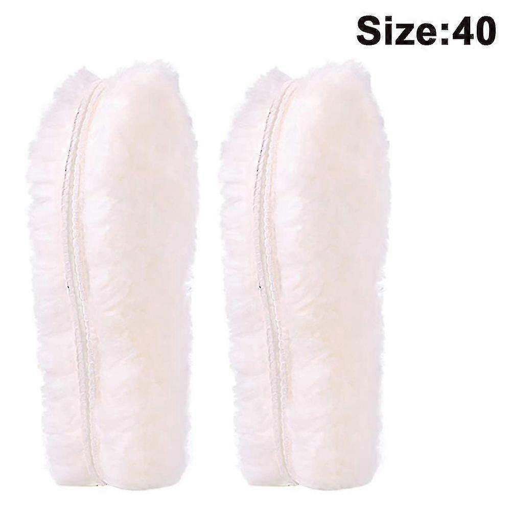 Sheepskin Insole-bootswarm Thick Fluffy Lambswool Insertssnowboots