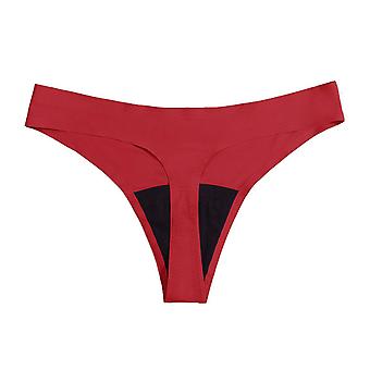 Veeki 3 Pack Women's Breathable Seamless Thong Panties No Show Underwear, SO-2, L