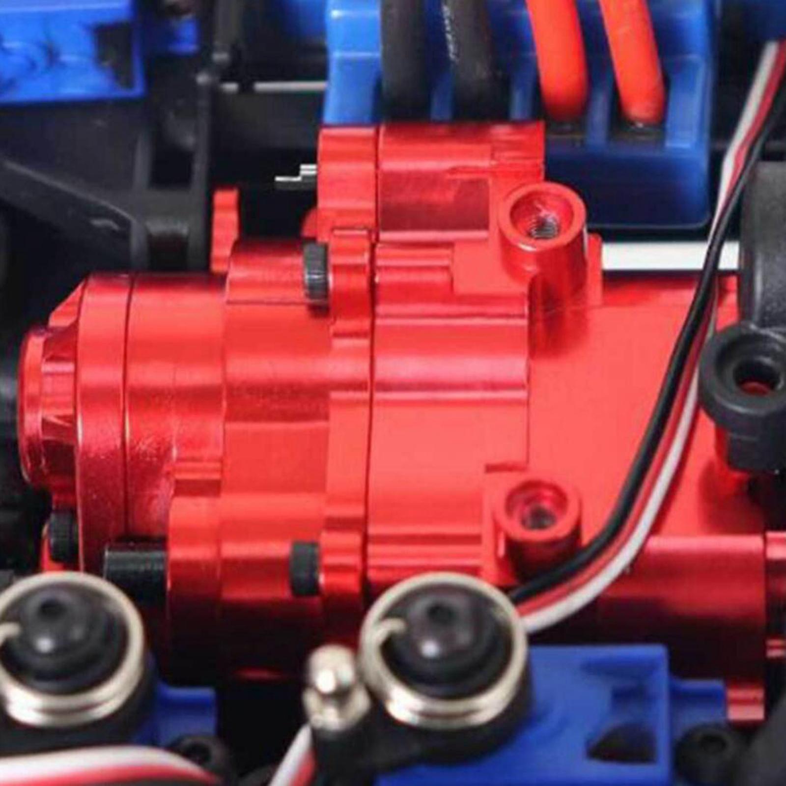 RC Auto Kofferraum Getriebe mit Getriebegehäuse für TRA-4 RC Autoteile Rot