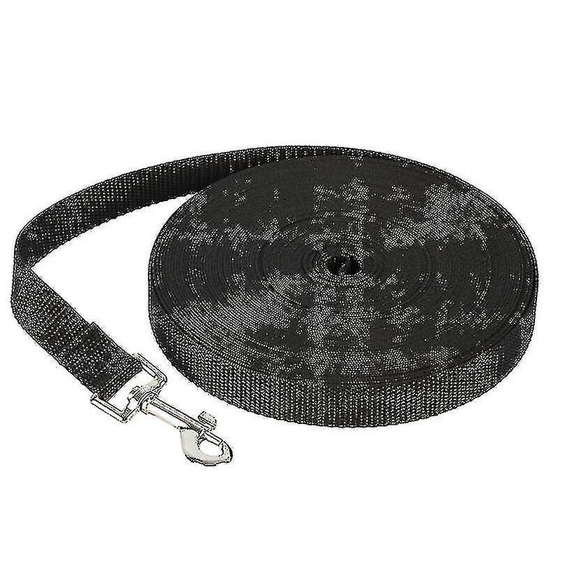 Naylon Evcil Hayvan Köpek Kurşun Tasma, 2cm * 3 Metre Siyah Renk varsayılan