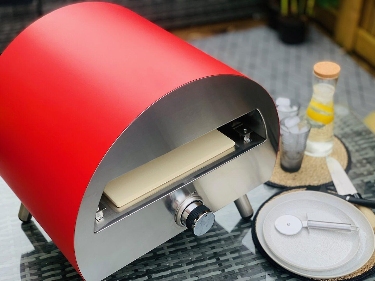 Pazo 12" Outdoor Pizza Oven - Red