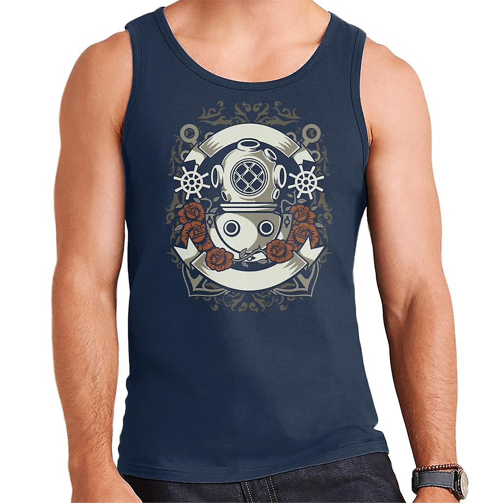 Dykker blomster ankere menns Vest
