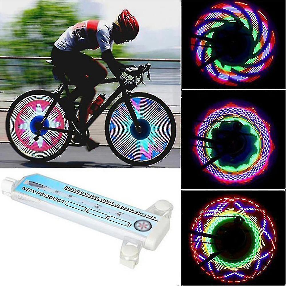 Bicycle 32 Led Rainbow Cycling Tire Spoke Rim Lights