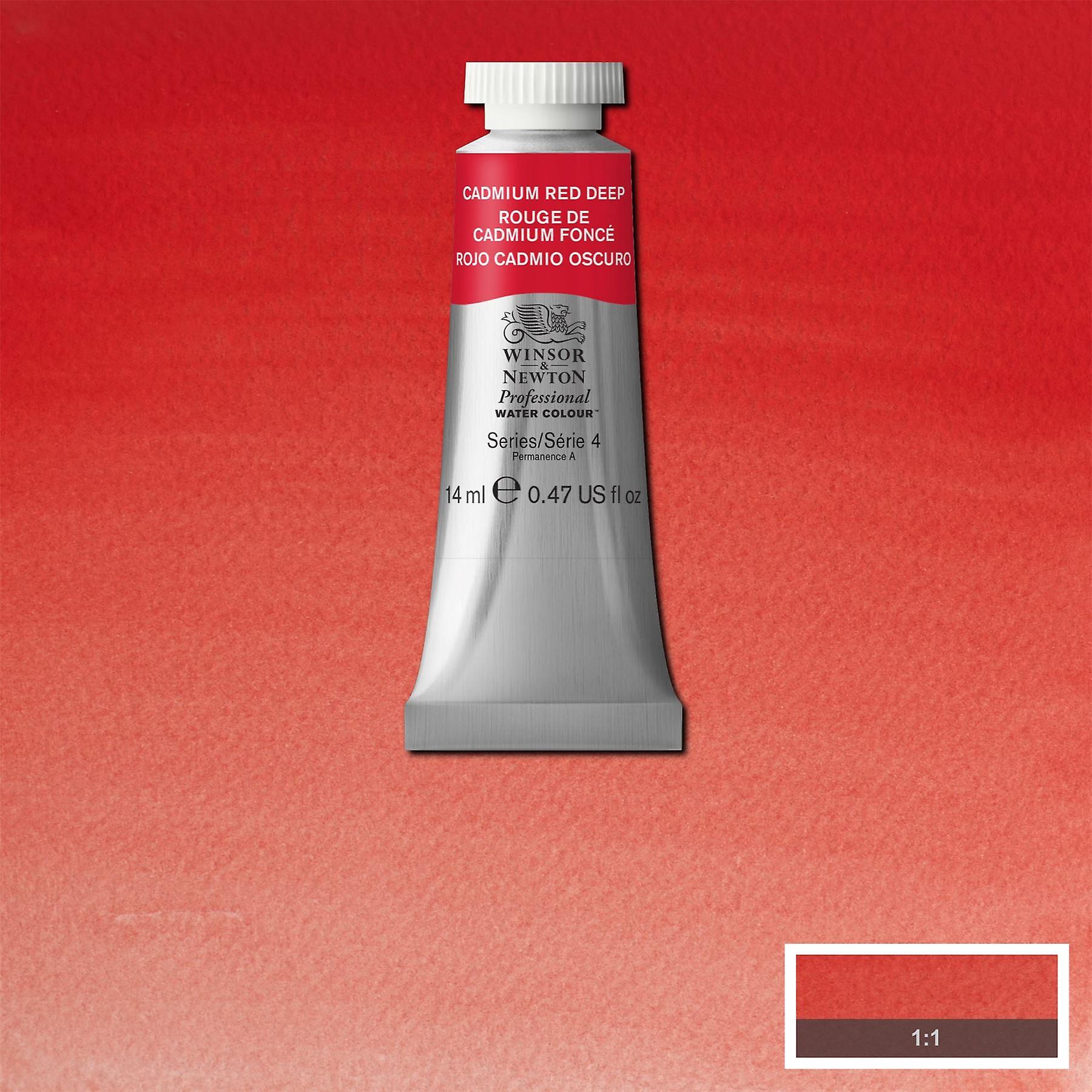 Winsor & Newton Professional Water Colour - Cadmium Red Deep - 14ml