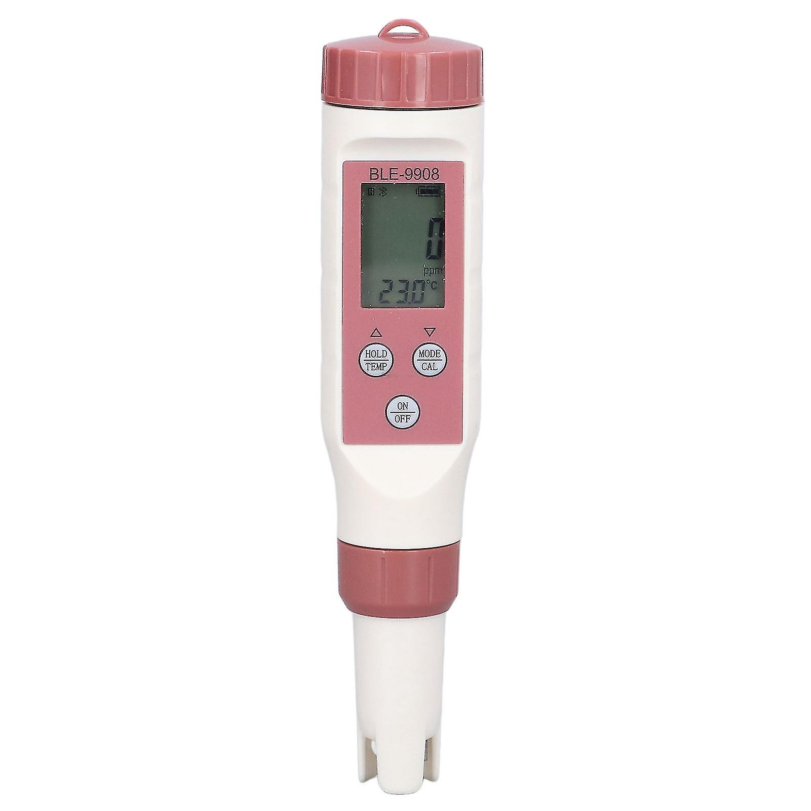 4-in-1 Wireless Bluetooth PH Tester for PH, TDS, EC, and Temperature with App Sync