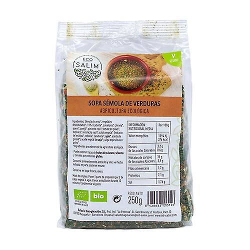 Organic vegetable semolina 250 g