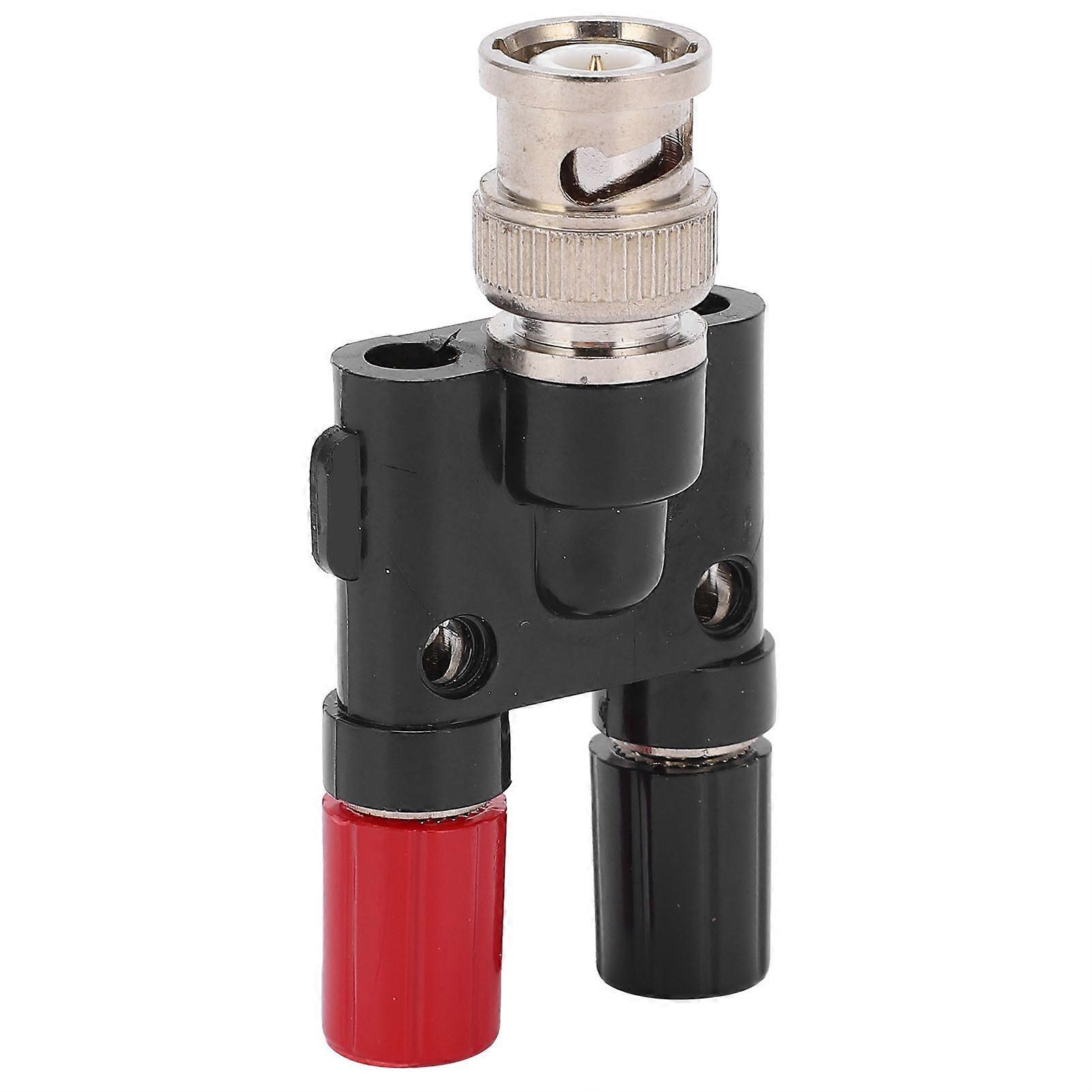 U26 BNC Male to 4mm Parallel Binding Post Adapter Connector Electrical Test Equipment Parts