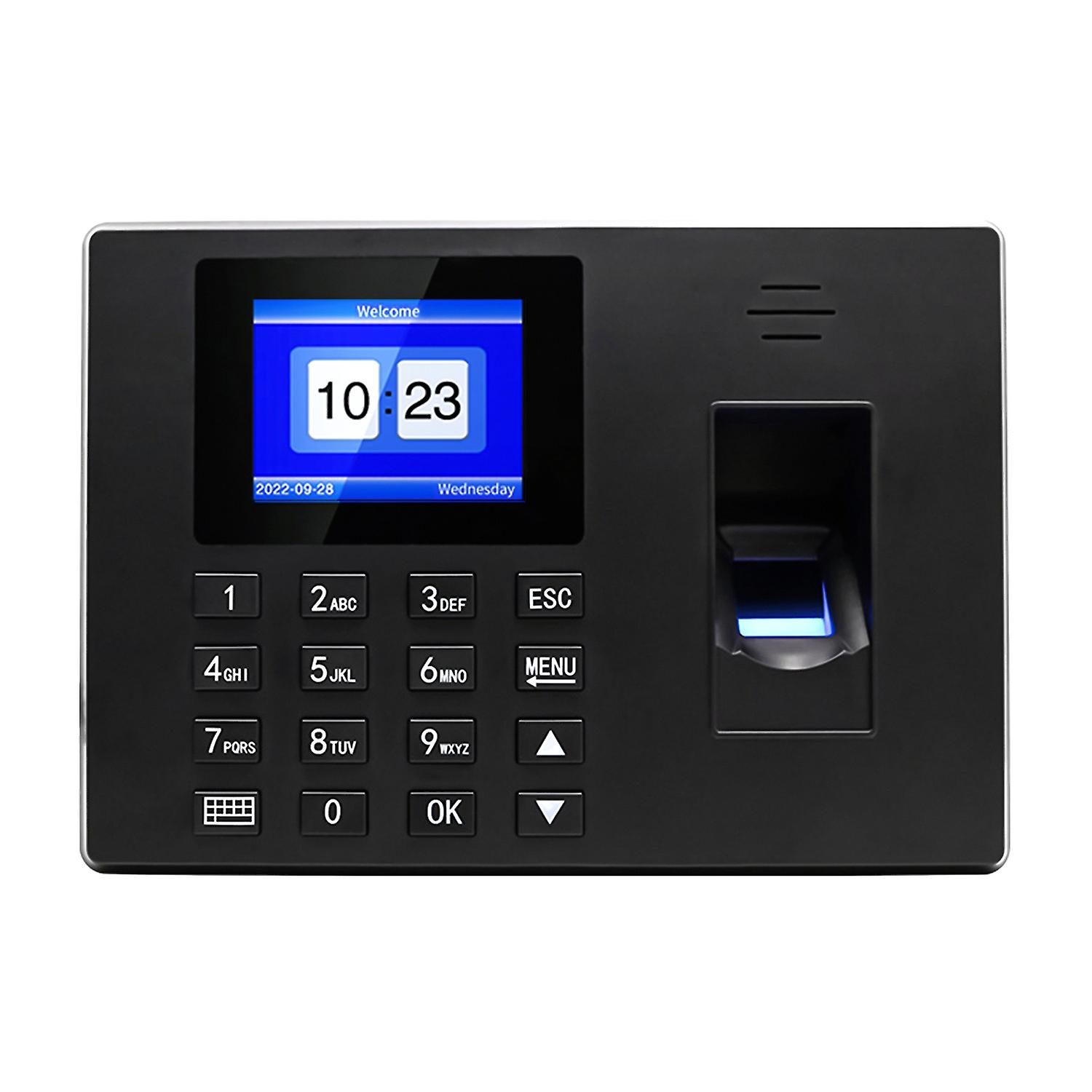 BISOFICE Intelligent Fingerprint Time Attendance Machine Fingerprint/Password with 2.4'' Display Scr