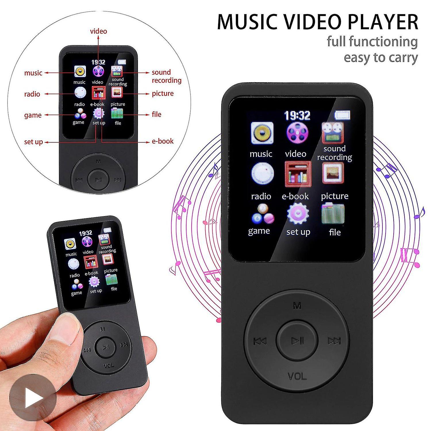 Hifi Mr Mp 3 4 Mp4 And Mp3 Player With Bluetooth Screen Portable For Radio Fm Music Audio Video Txt