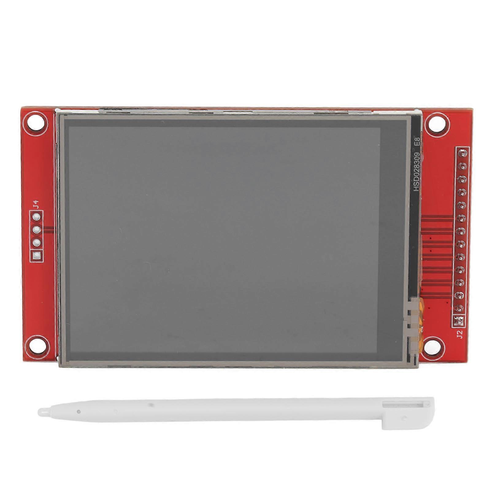 2.8 inch TFT LCD Display Module SPI 9 I/O Touch Screen with PCB 5V 3.3V ILI9341 240x320 Resolution with Stylus