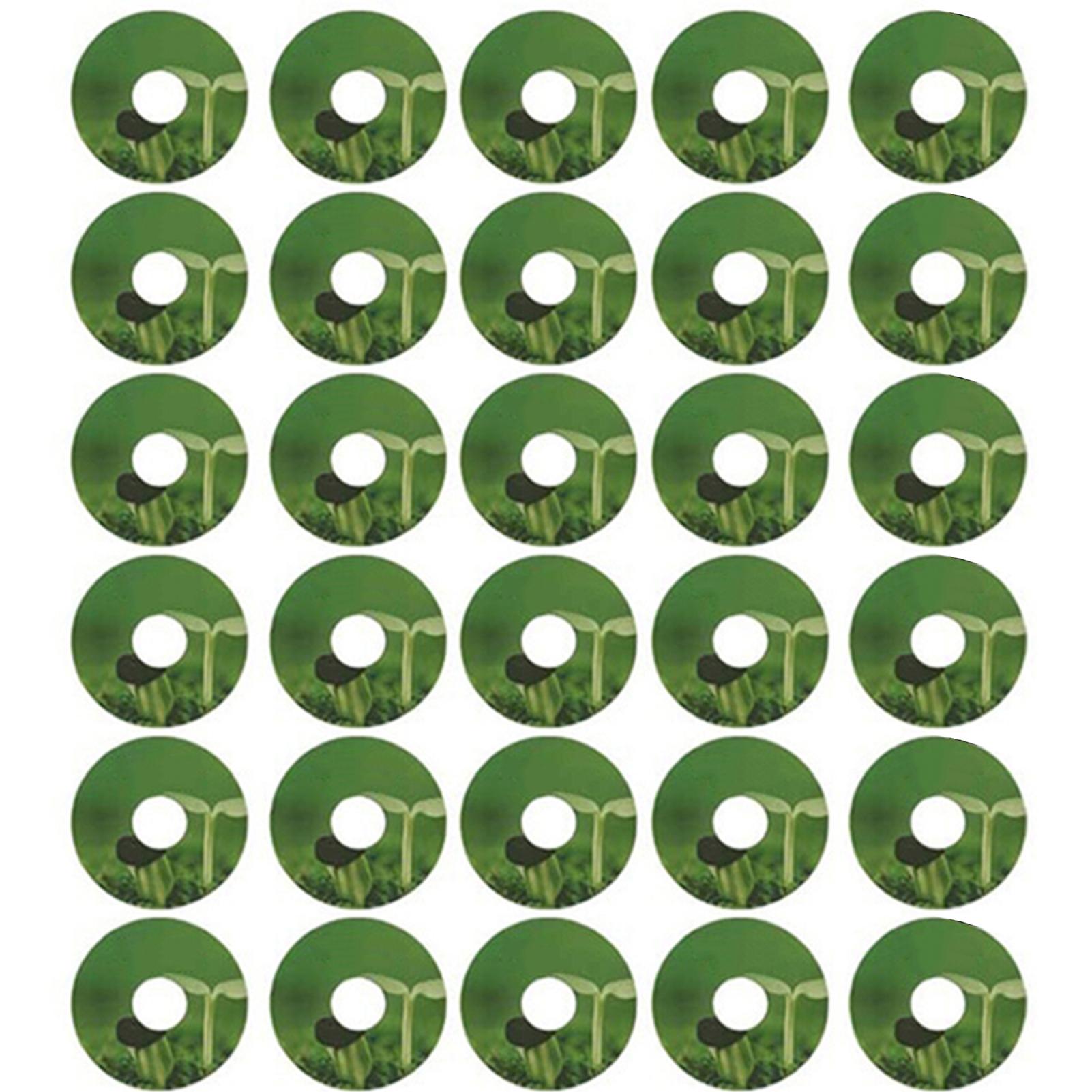 50 PCS Hydroponics Growing System Label Shading Sticker Peel and Stick Round Pod Label Plant Grow Machine Accessories N