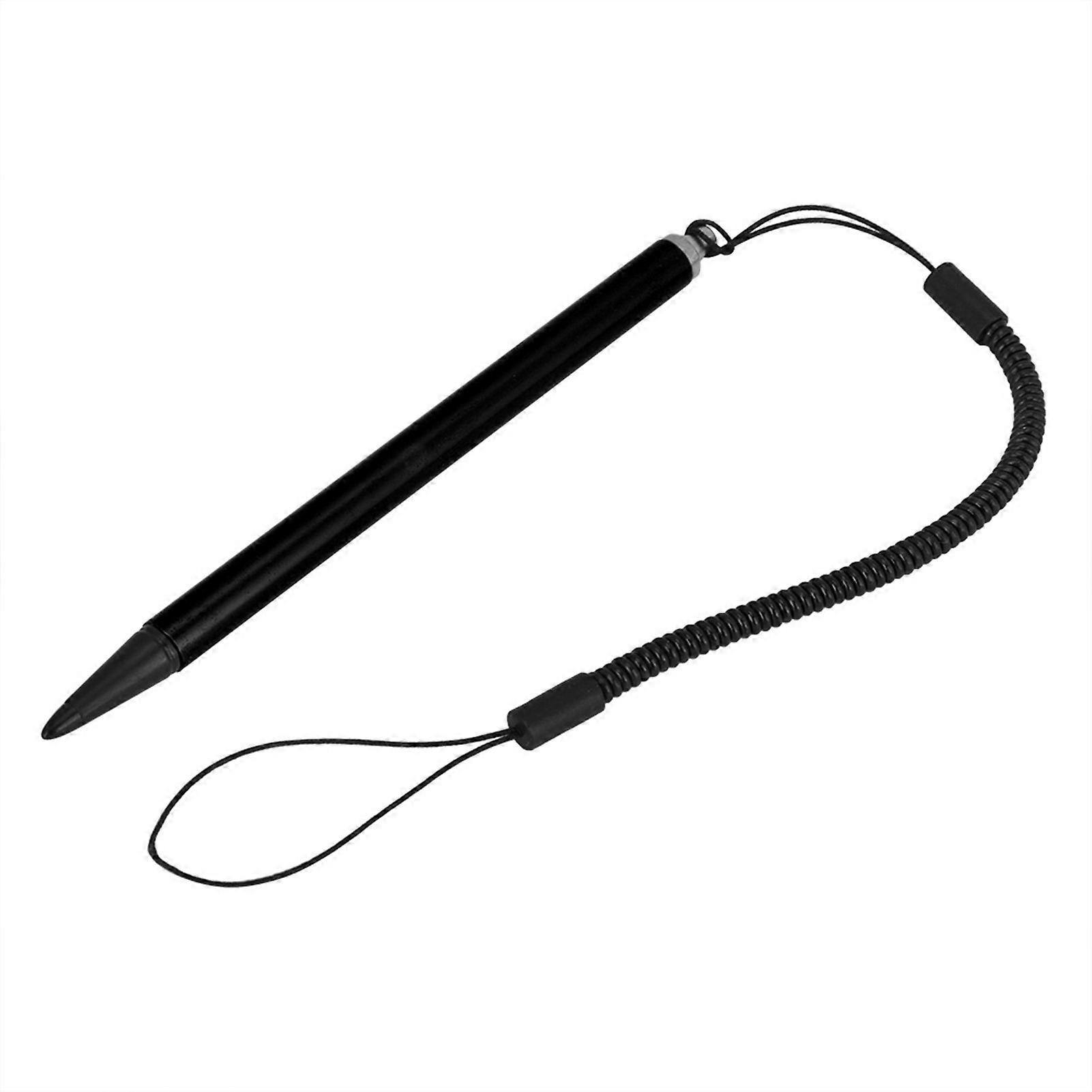 Stylet résistif pour écran tactile avec câble à ressort pour navigateur POS PDA (noir)