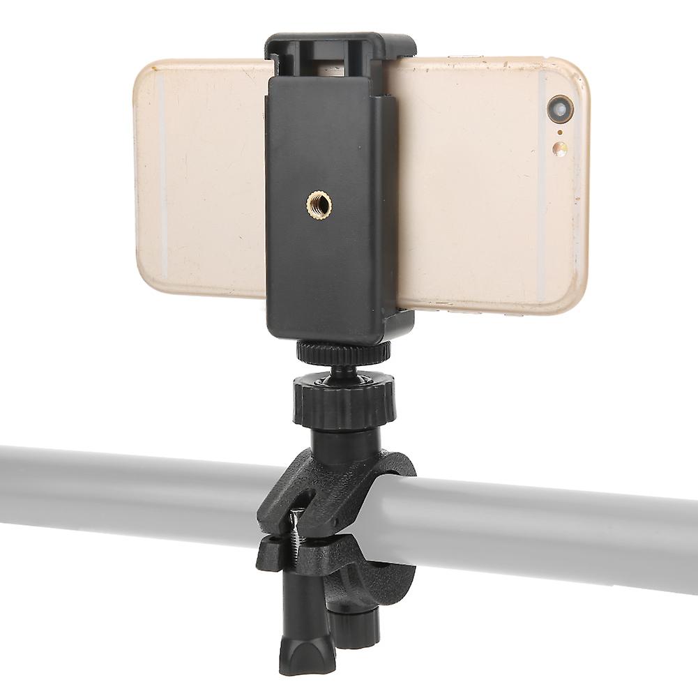 Adjustable Flat Mobile Phone Clip with O Type Bracket 5.8-8.5cm