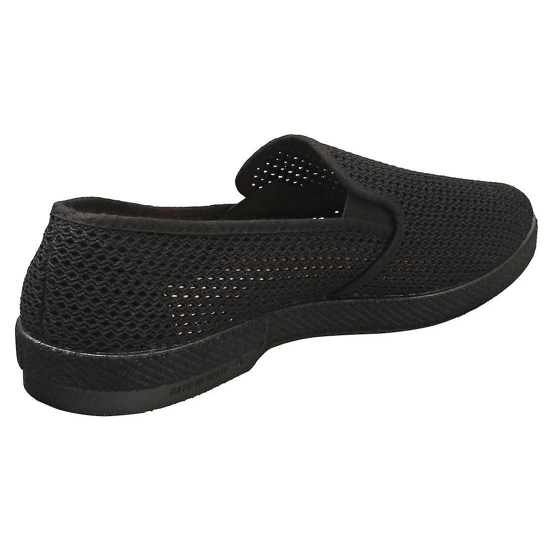 Rivieras Classic 30° Noir - Espadrillas Unisex In Tessuto, Suola In Fibra, Colore Nero