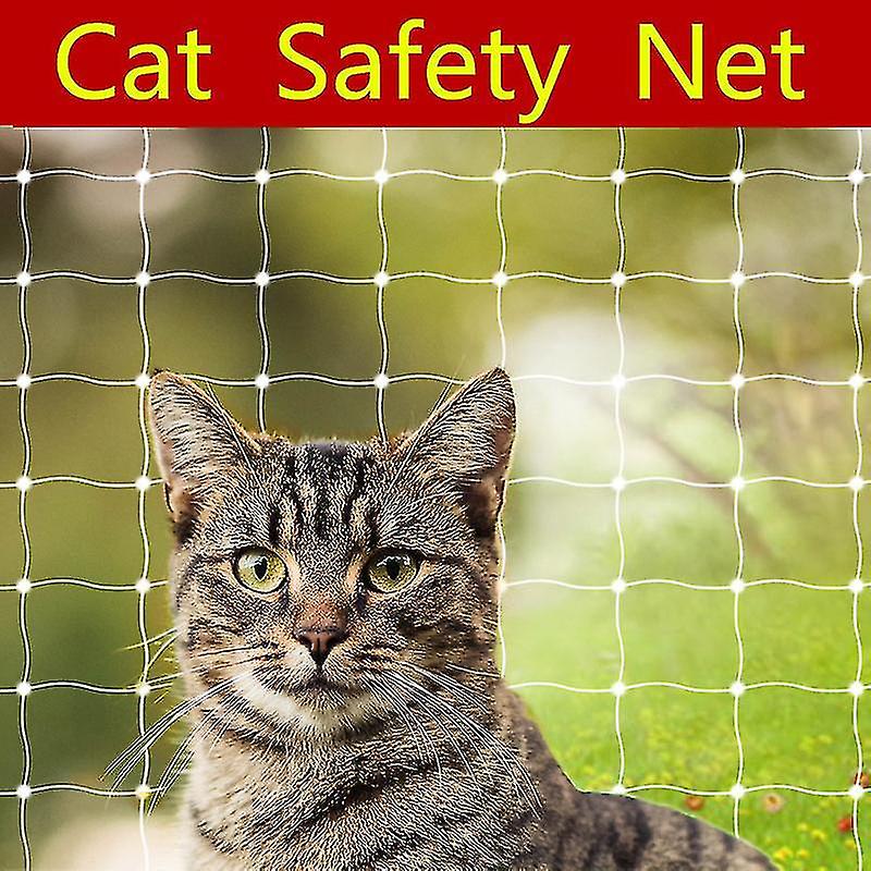 1set Cat Net Balcony Safety Net Beskyttende Cat Net Størrelse 3 X 8 M (diamant Mesh)