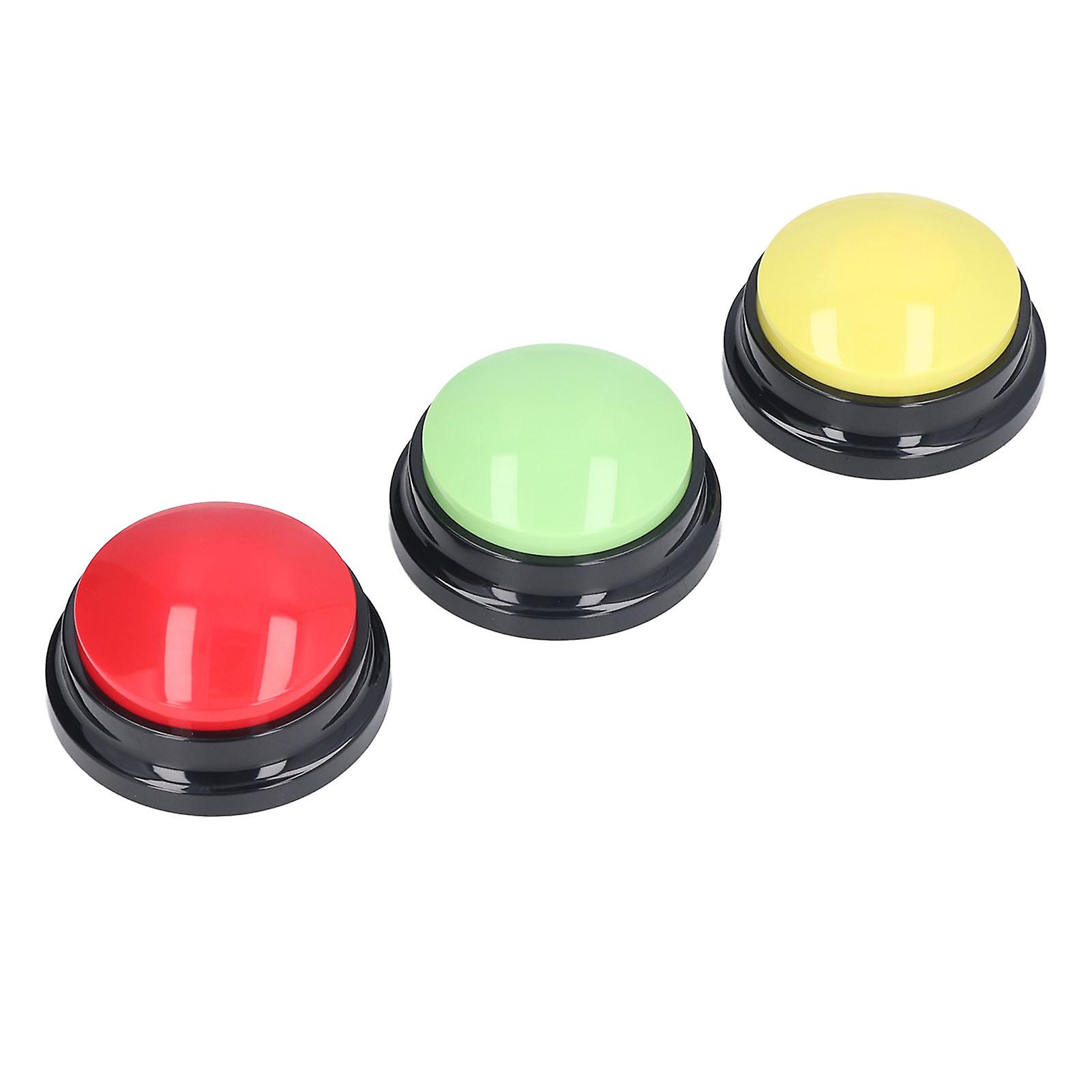 Clear Portable Multifunctional Dog Talking Buttons - 3 Colors
