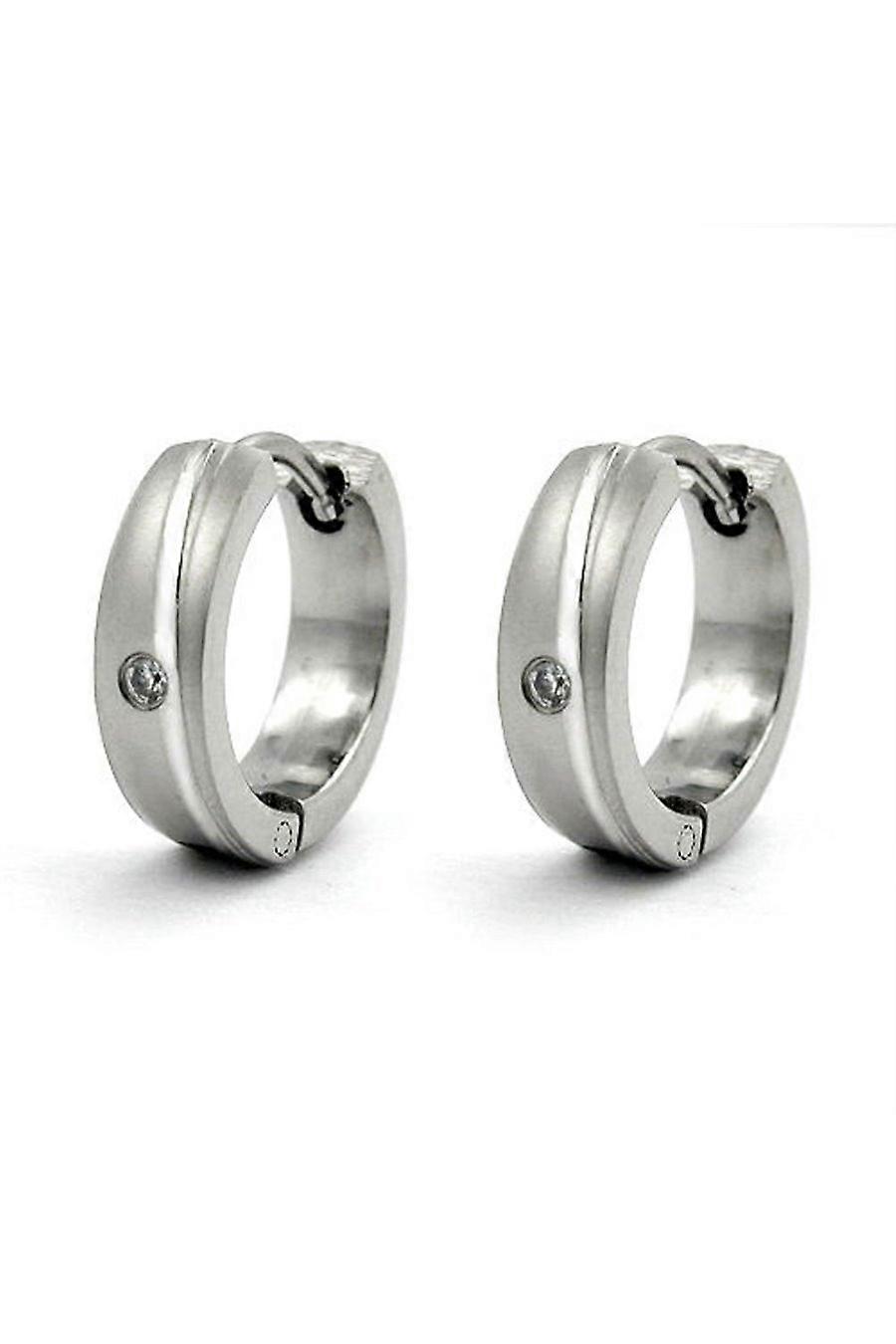 Hoop Earring Stainless Steel 15x4mm - Gl03309