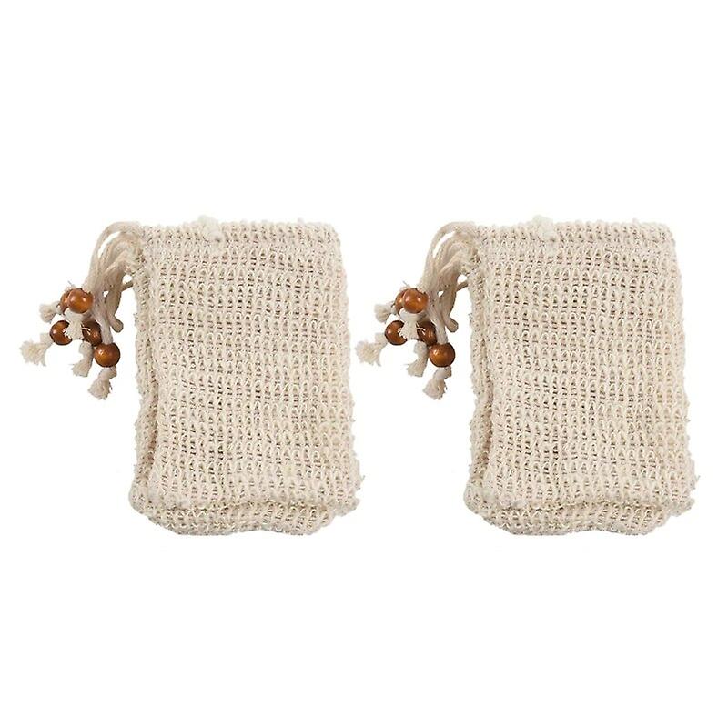 AD-10 Pack Exfoliating Soap Bag Natural Soap Saver~4762