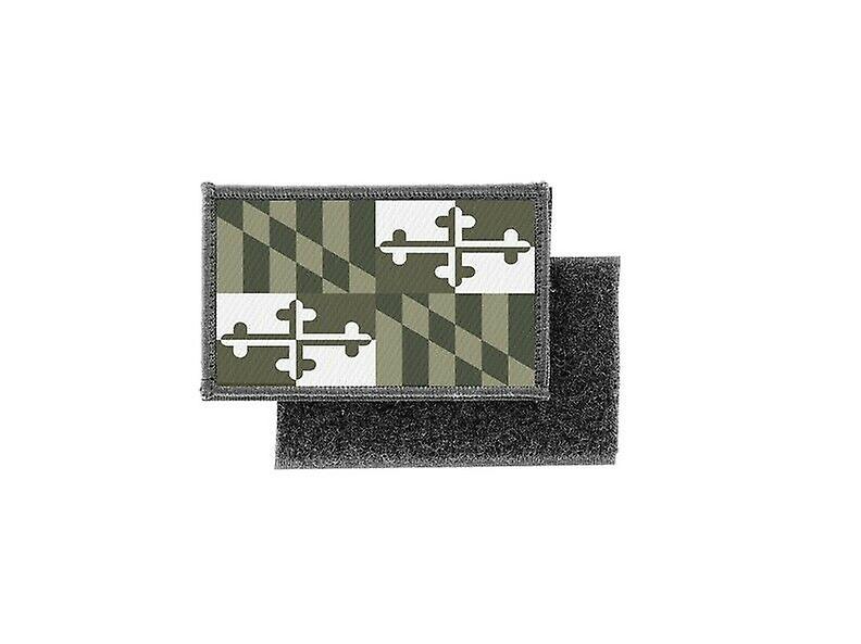 Patch badge printed camo camouflage American flag United States maryland