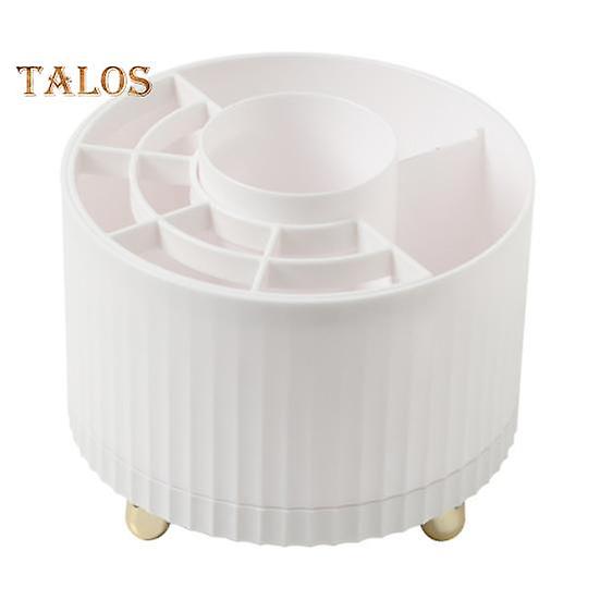 Cosmetic Storage Box Compartment Space-saving Beautiful Appearance Elegant Makeup Brush Storage Container Living Room