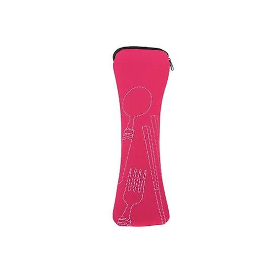 Cutlery Storage Bag Tableware Cloth Bags Zipper Design Portable Washable Storage Pouch for Fork Spoon Chopsticks
