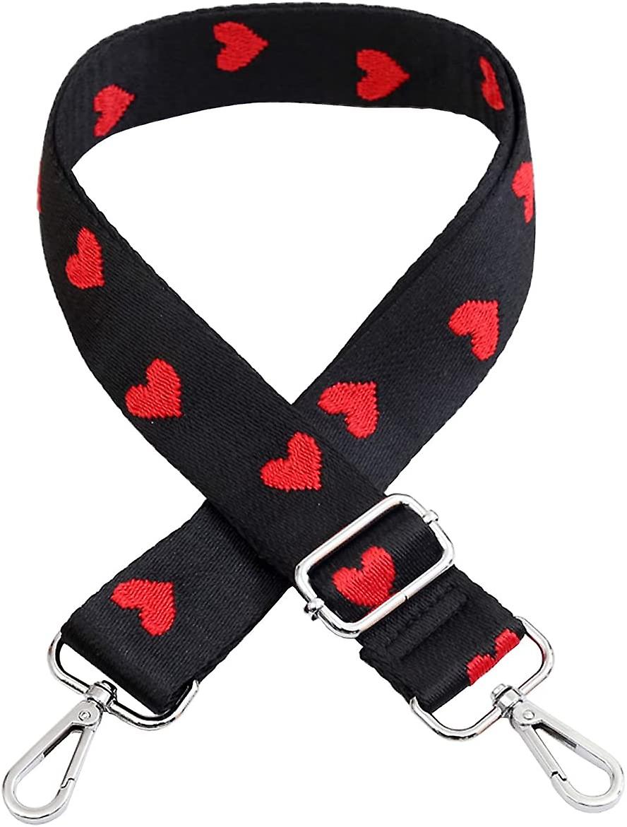 2023 Justerbar axelremsbyte Bälte Bred Crossbody Canvas Väska Handväskor 3.8cm