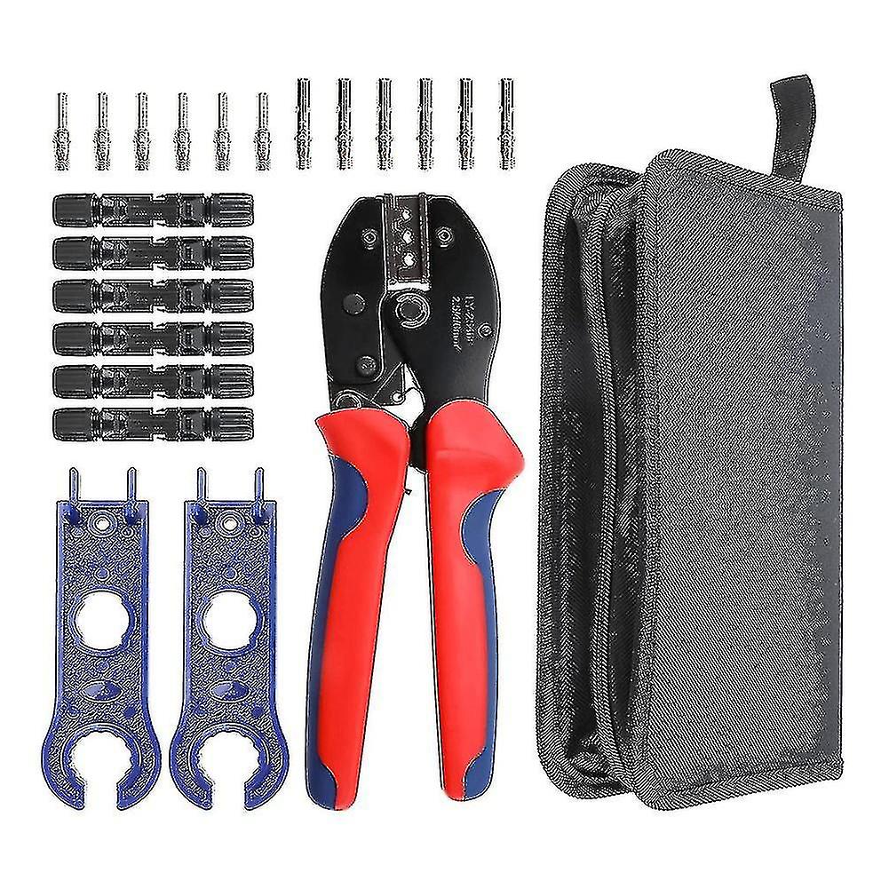 Solar Crimper Tool Kit Solar Tools For 2.5/4.0/6.0mm Solar Panel Pv Cable For Open Plug-type Conne