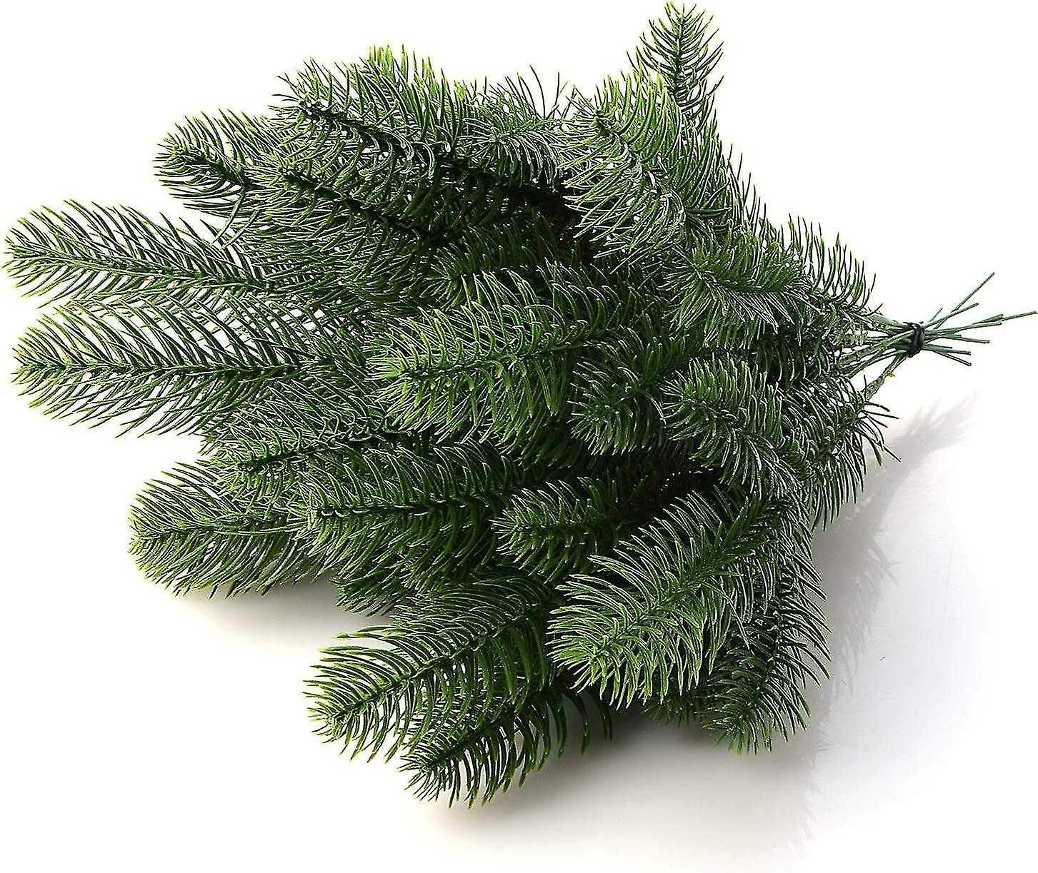 Artificial pine branches, artificial fir branches, artificial fir branches, needles, garlands, DIY a