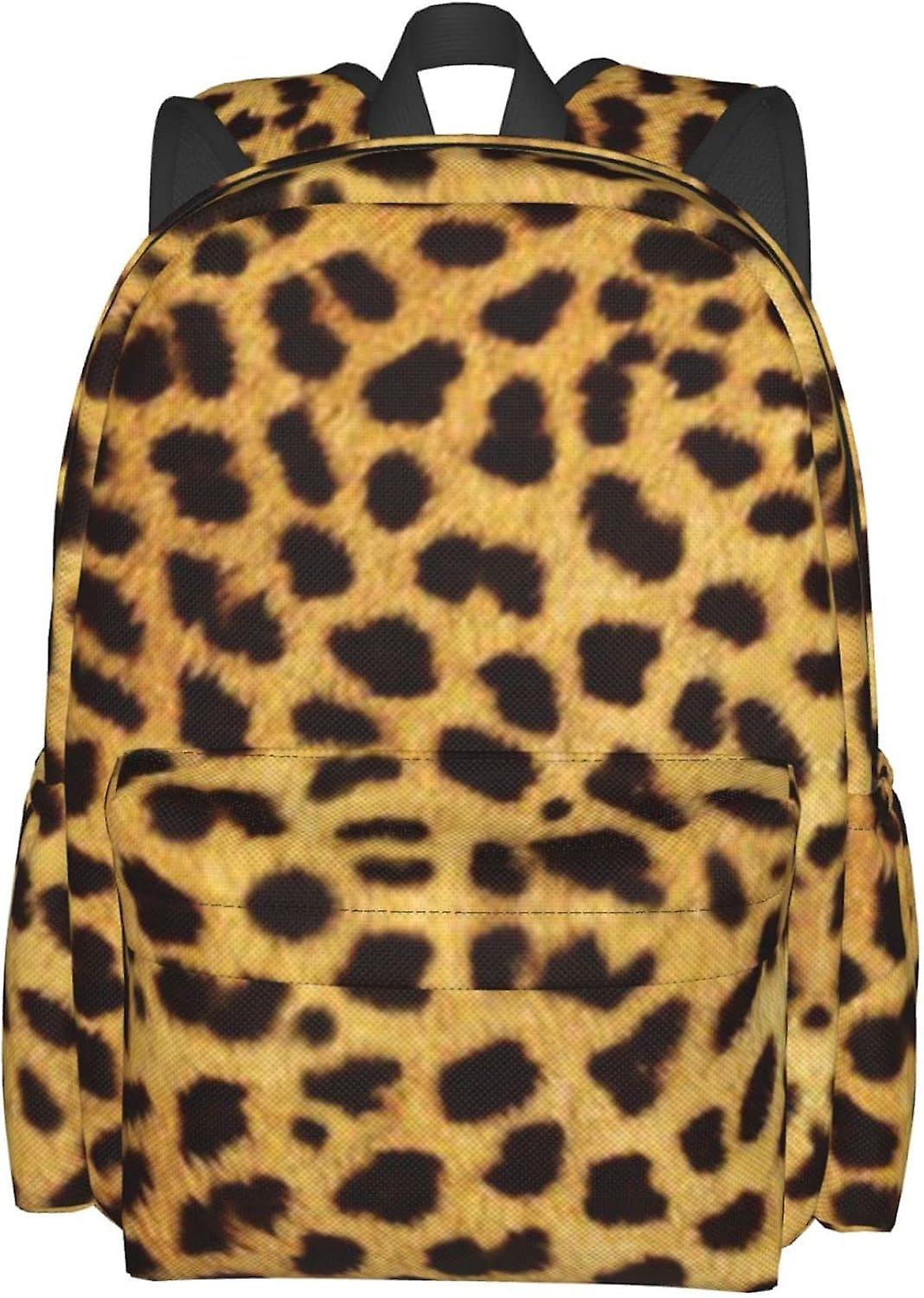 Leopard stripe Print Backpack For Adult, Lightweight Bookbag7475