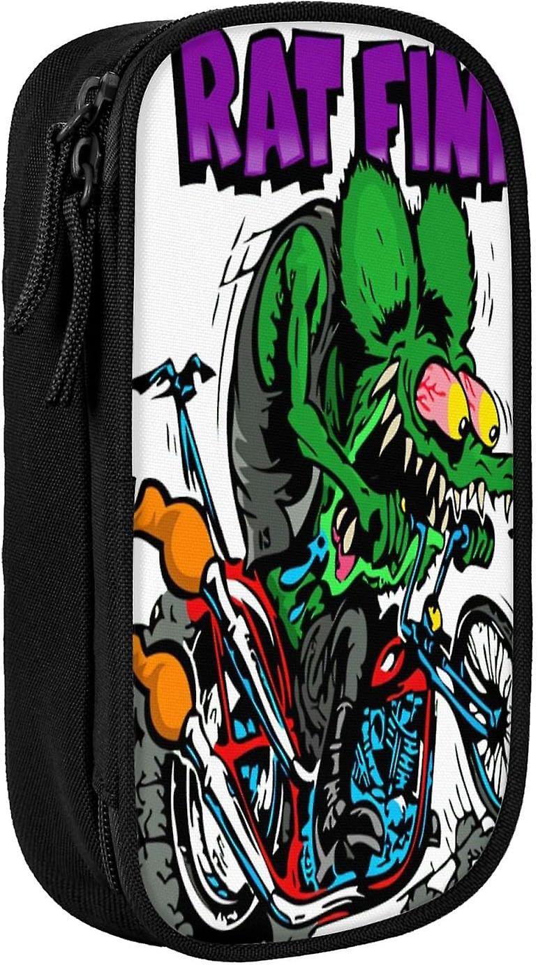 עיפרון מקרה מארגן חולדה עבור פינק חמוד מצחיק קריקטורה תיק עט קיבולת גבוהה למשרד בית הספר תלמיד ילדה נשים נוער מבוגר מתנה שחור10864