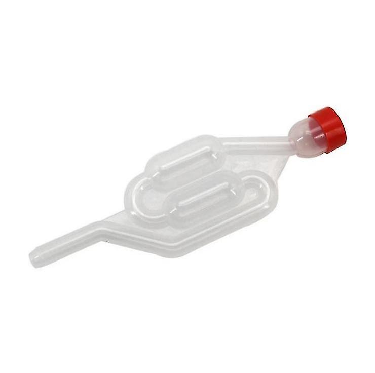 4pcs Bubbler Fermentation Airlock Bubbler Plastic Transparent Bubblers Home Fermentation Wine Kit