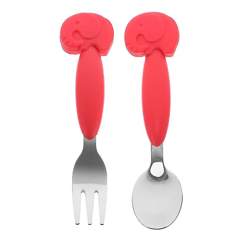 2pcs Kids Fork Spoon