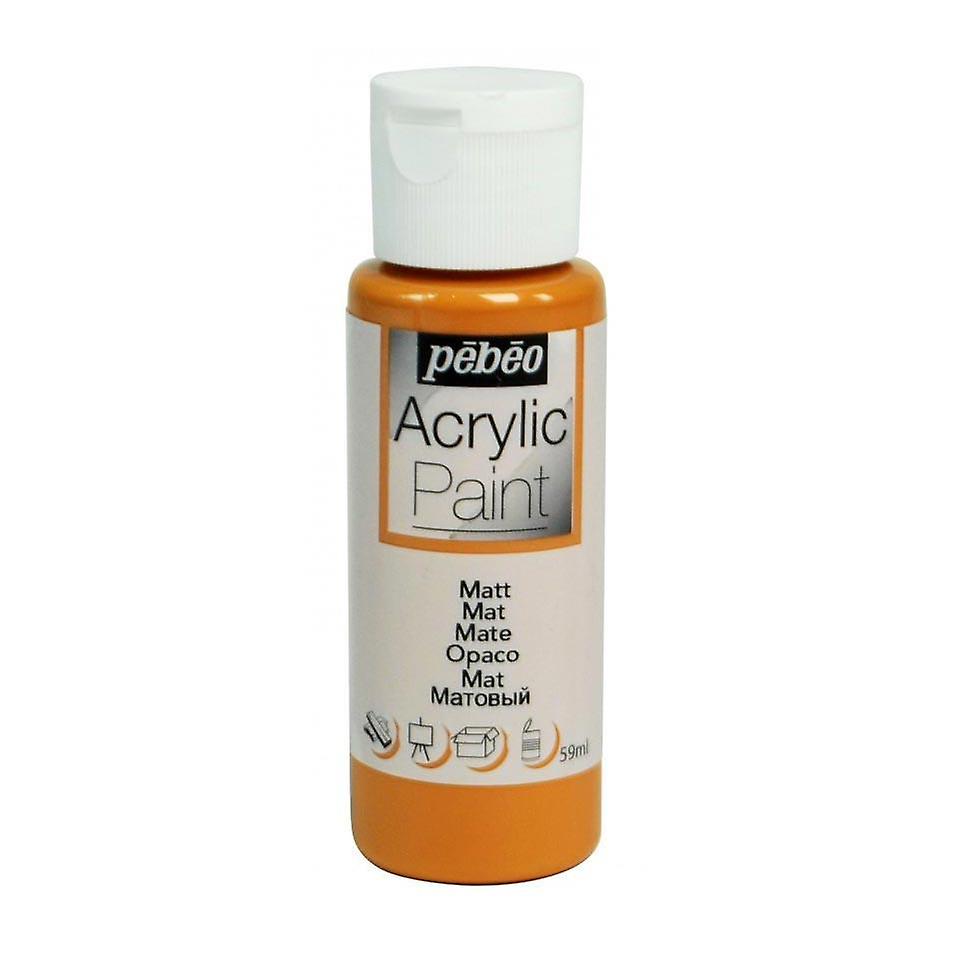 Pebeo Acrylic Paint 59ml, Matt Caramel
