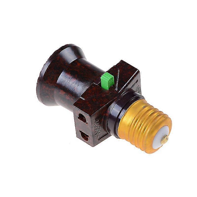 1pc E27 Vis Base Support de lumière Convertir en avec interrupteur Lampe Ampoule Socket Adaptateur