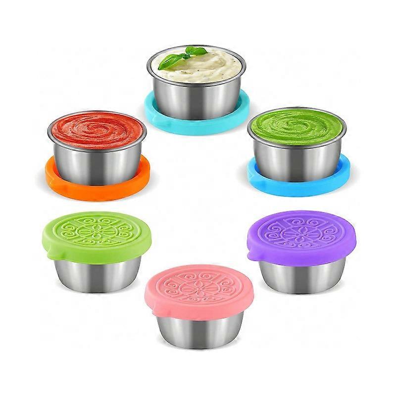 Salad Dressing Container Set with Lids Reusable Stackable Food Containers Set for Home Kitchen