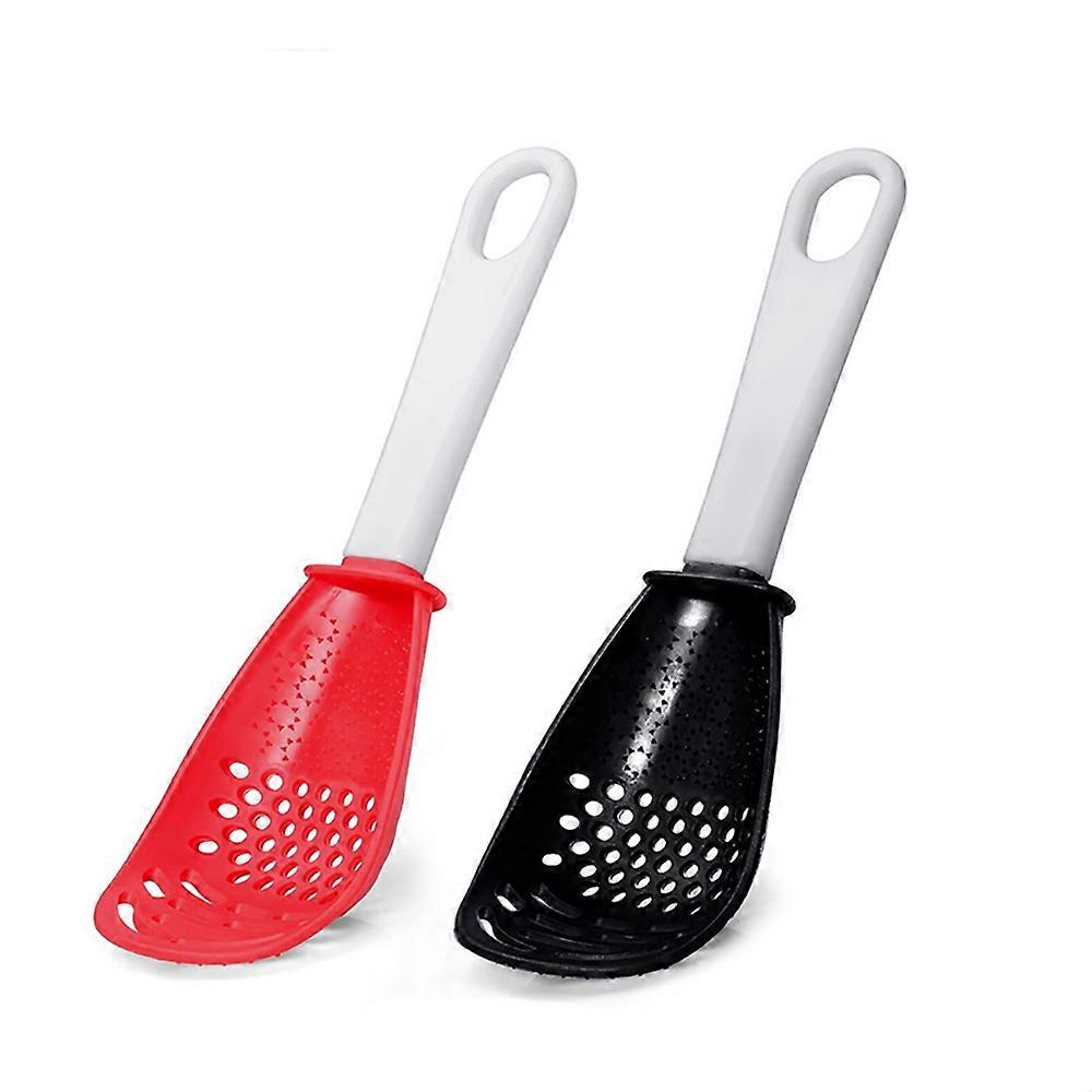 Multifunctional kitchen cooking spoon, 2 pieces puree strainer for cooking spoon