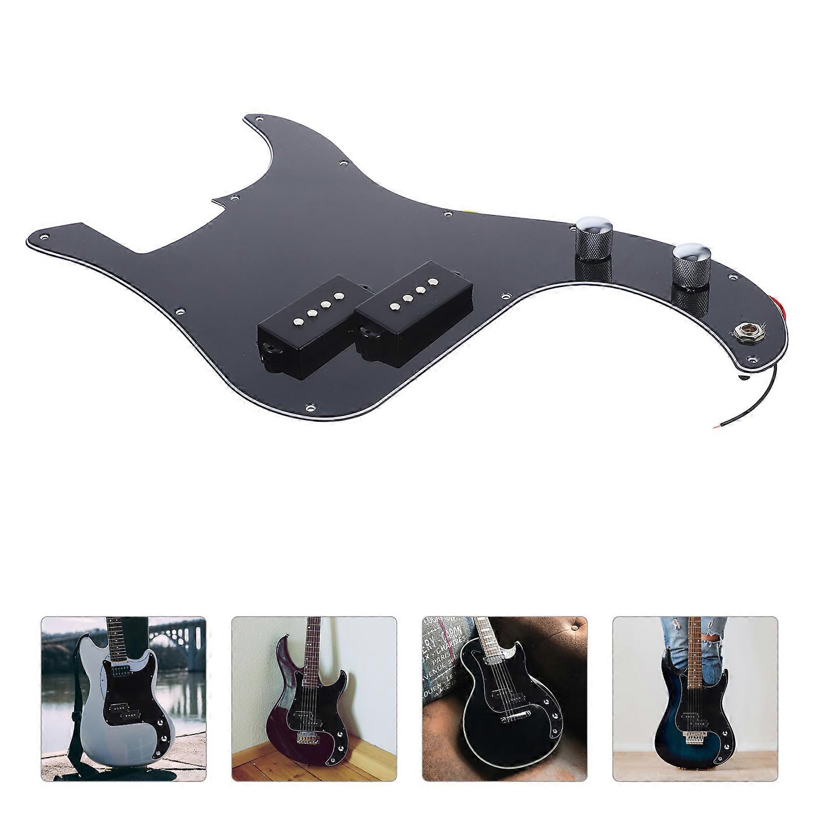 Pickguard a 3 strati precablato per basso PB, caricato con pickup