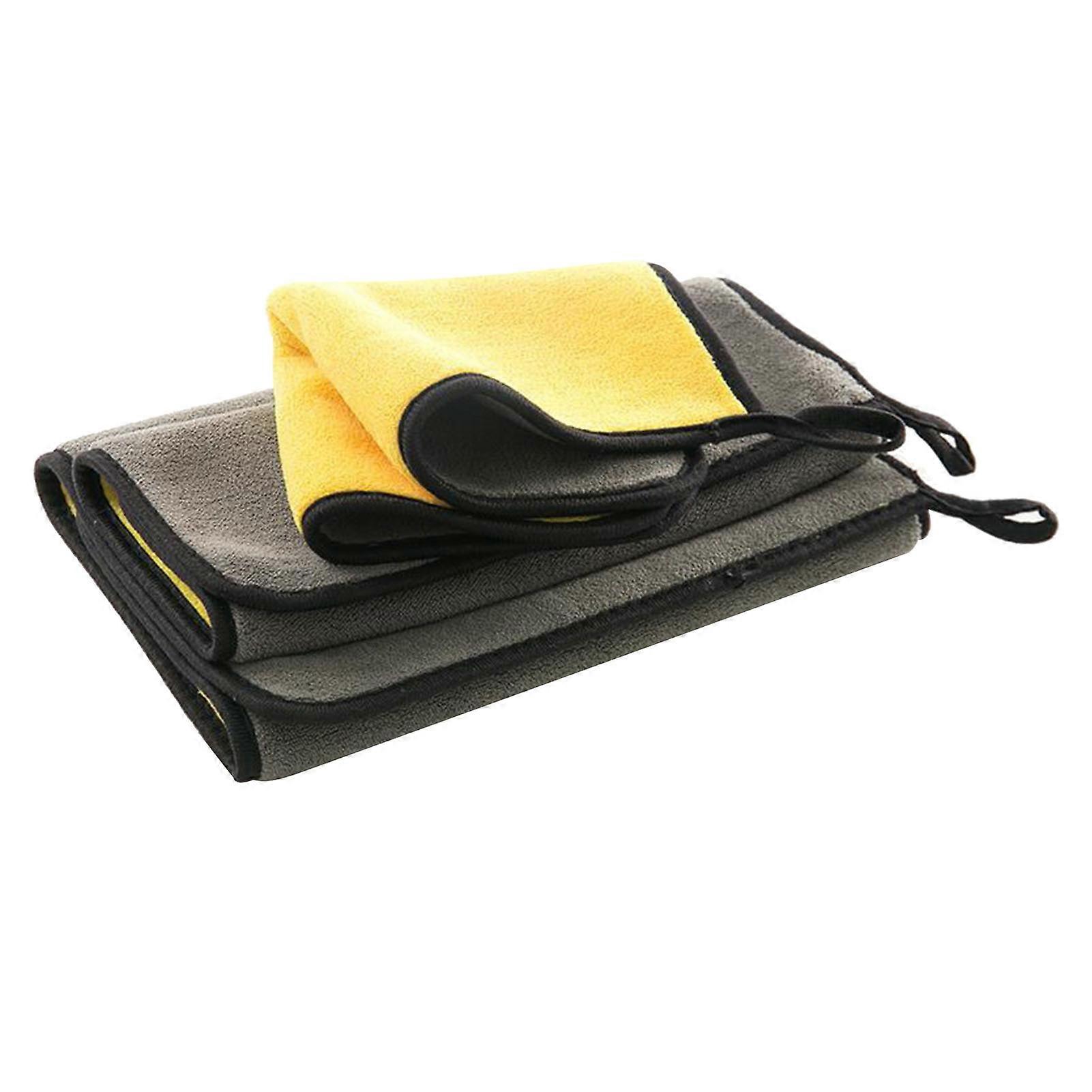 Serviette de bain pour chien absorbante à séchage rapide douce moelleuse en machine lavable serviette pour animaux de compagnie pour chiens chats animaux de compagnie gris jaune l