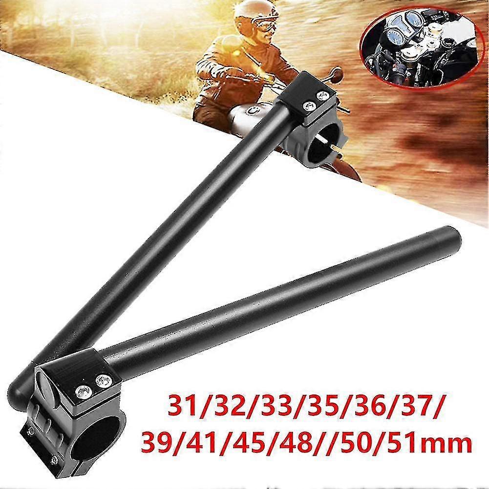 Motorcycle Universal 7/822mm Handlebar Aluminum Riser Rised Adjustable Cnc Handlebar Clip-ons Fork Handle Bars Clip Ons