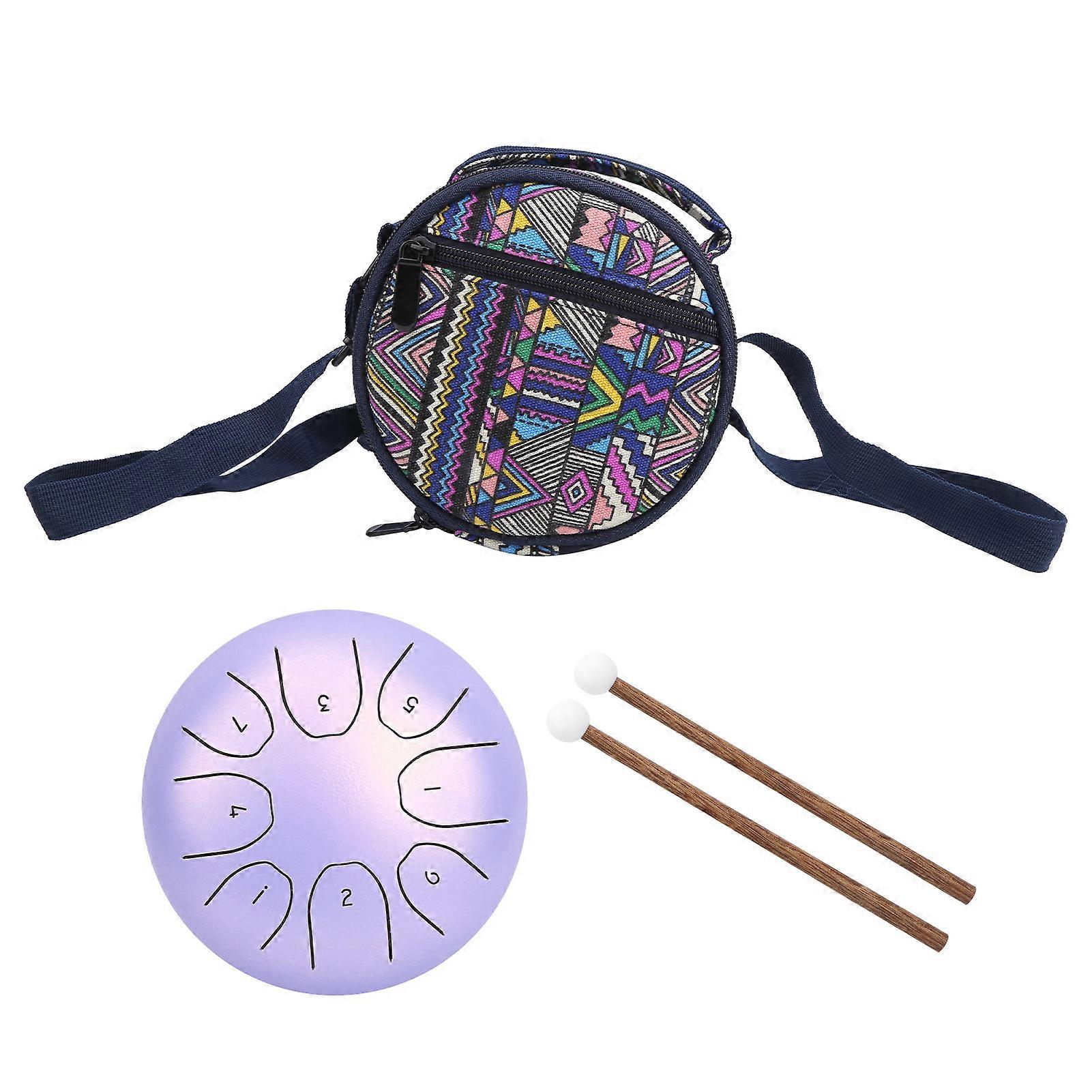 5,5 polegadas mini tambor etéreo língua de aço etéreo handpan saco panda equipamento de música