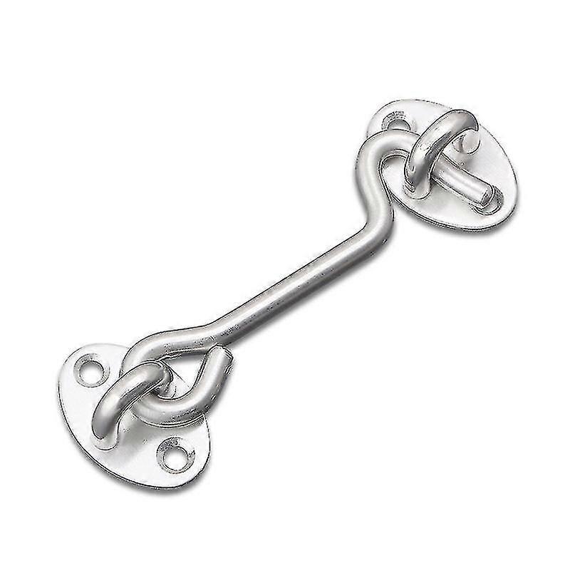 2 Fixing Hooks For Revolving Door Frame Doors And Windows (silver 75 Mm)