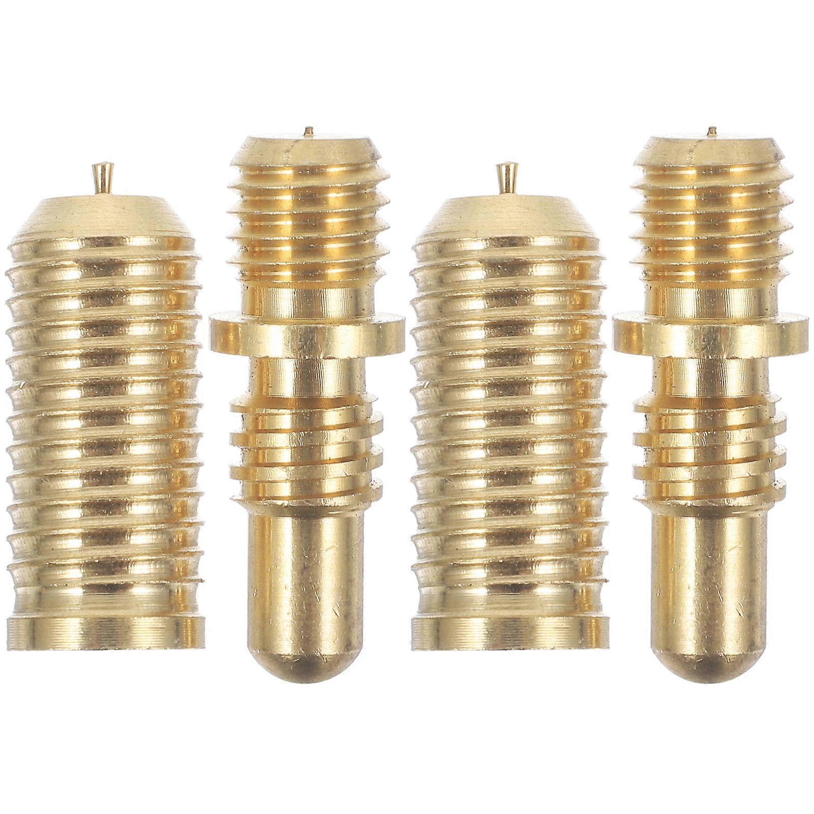 2 Sets Pool Cue Joint Pin Screws Billiard Cue Tip Inserting Screws Billiard Cue Hardware Supplies