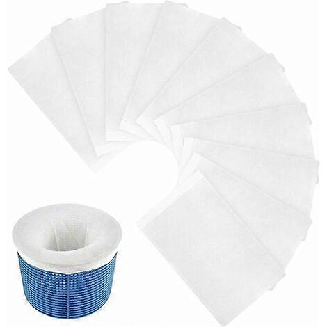 Chaussette Skimmer, Filtre Jetable pour Skimmer Piscine & Spa Net Skim Nettoyage de Piscine Enlever Les Poils de Chien 10pcs